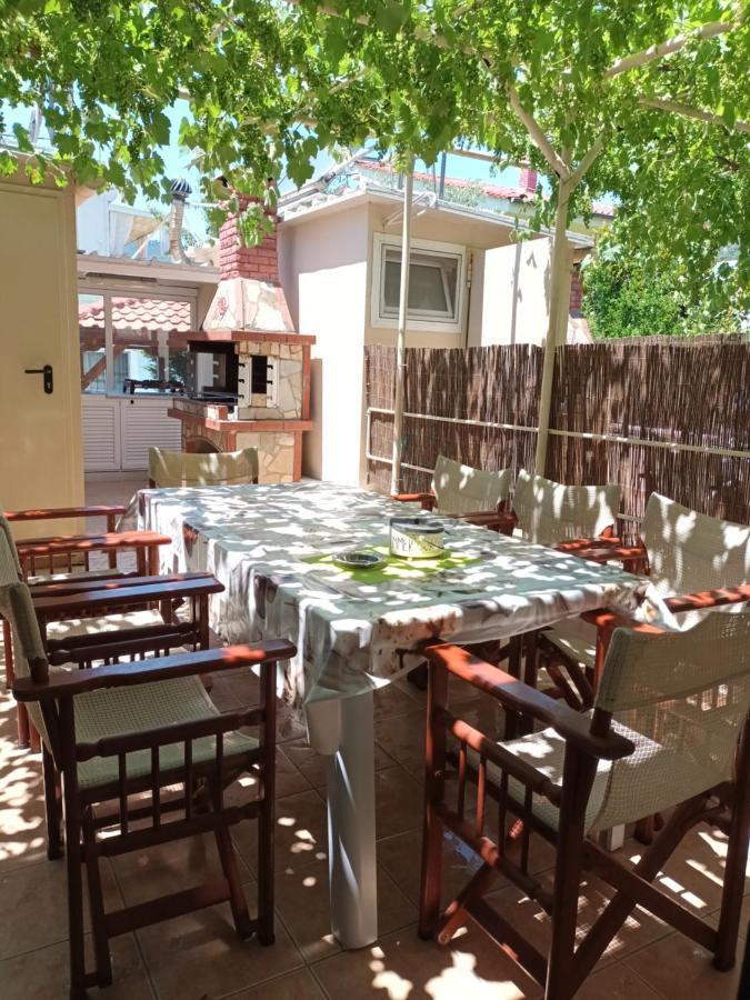Meltemi Villa Chrysi Ammoudia Buitenkant foto