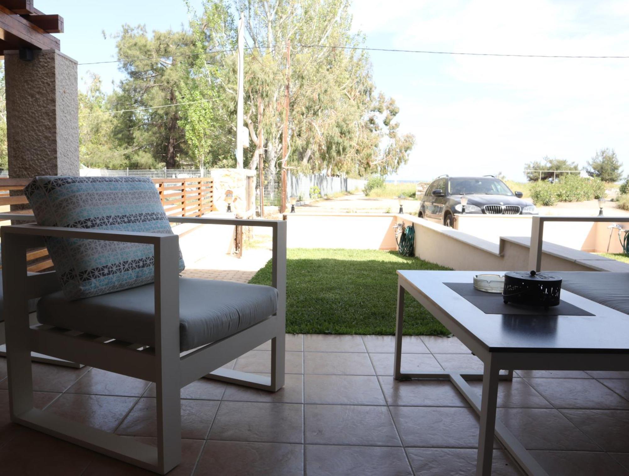 Meltemi Villa Chrysi Ammoudia Buitenkant foto